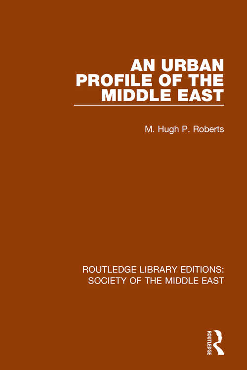 Book cover of An Urban Profile of the Middle East