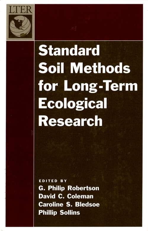Book cover of Standard Soil Methods For Long-term Ecological Research