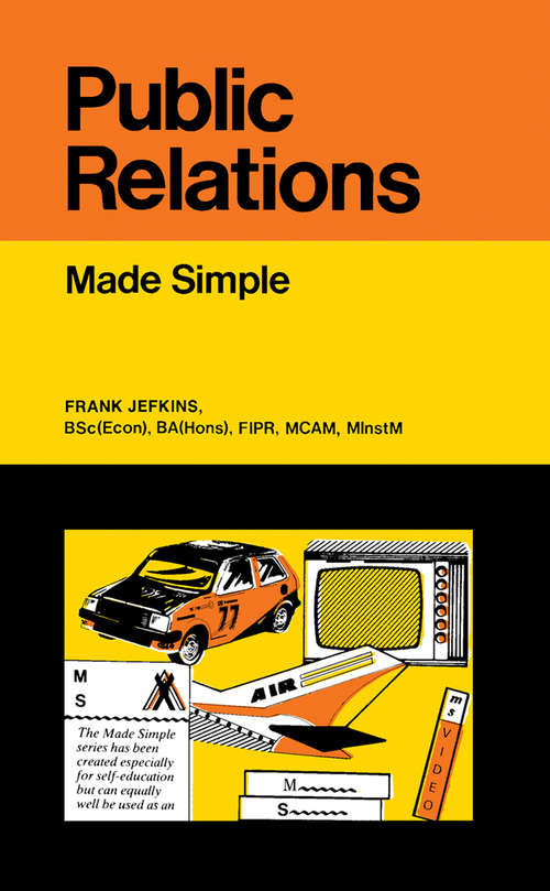 Book cover of Public Relations: Made Simple