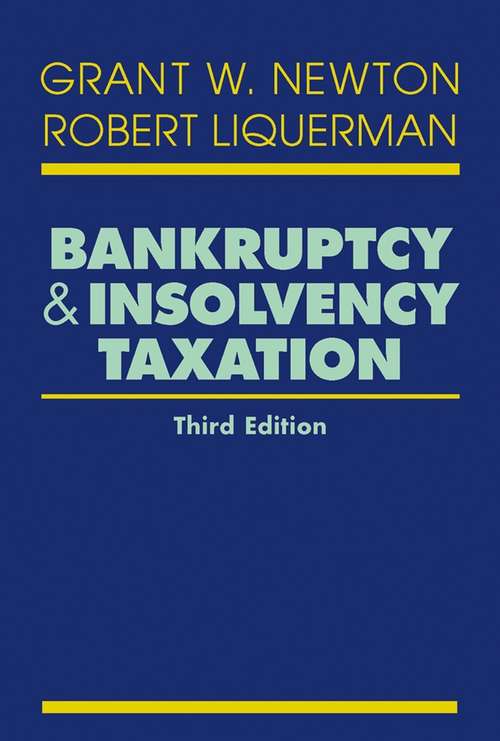 Book cover of Bankruptcy and Insolvency Taxation (3)