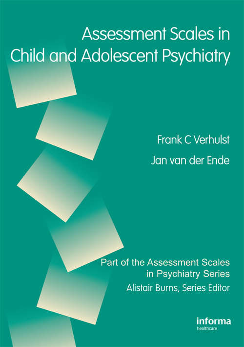 Book cover of Assessment Scales in Child and Adolescent Psychiatry