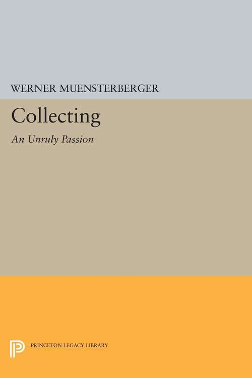 Book cover of Collecting: Psychological Perspectives (PDF)