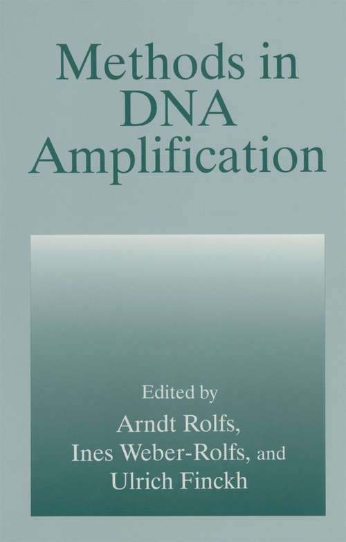Book cover of Methods in DNA Amplification (1994)