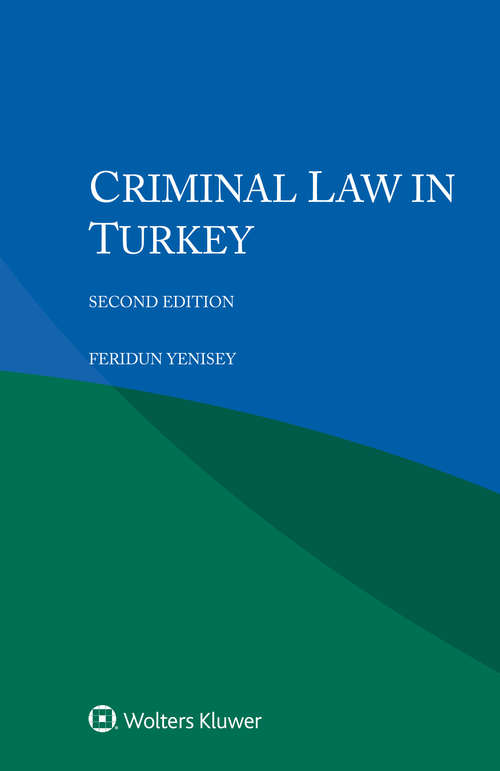 Book cover of Criminal Law in Turkey (2)
