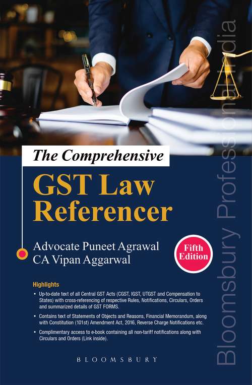 Book cover of Comprehensive GST Law Referencer