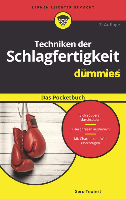 Book cover of Techniken der Schlagfertigkeit für Dummies Das Pocketbuch (3. Auflage) (Für Dummies)