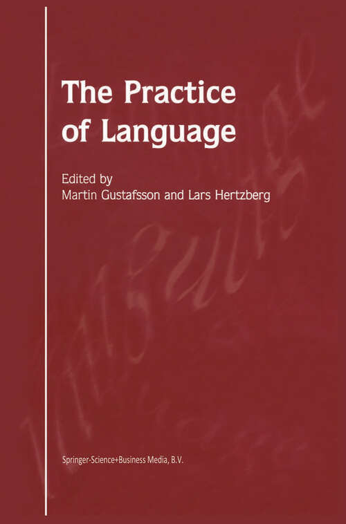Book cover of The Practice of Language (2002)