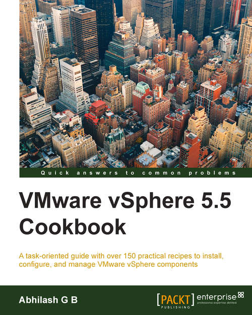 Book cover of VMware vSphere 5.5 Cookbook