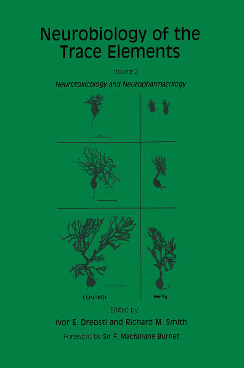 Book cover of Neurobiology of the Trace Elements: Volume 2: Neurotoxicology and Neuropharmacology (1983) (Contemporary Neuroscience)