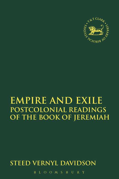 Book cover of Empire and Exile: Postcolonial Readings of the Book of Jeremiah