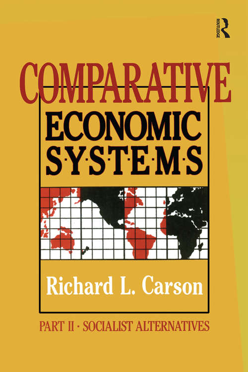 Book cover of Comparative Economic Systems: Market and State in Economic Systems (5) (Comparative Economic Systems Ser.: Vol. I)
