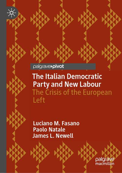 Book cover of The Italian Democratic Party and New Labour: The Crisis of the European Left (2024)