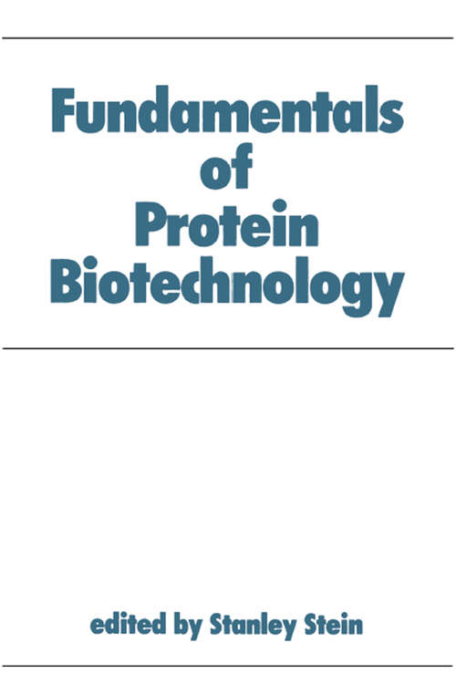 Book cover of Fundamentals of Protein Biotechnology