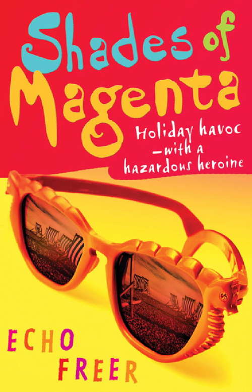 Book cover of Shades of Magenta: Holiday Havoc With A Hazardous Heroine (Magenta Orange)