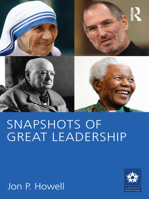 Book cover of Snapshots of Great Leadership