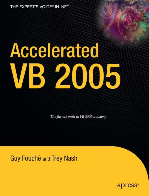 Book cover of Accelerated VB 2005 (1st ed.)