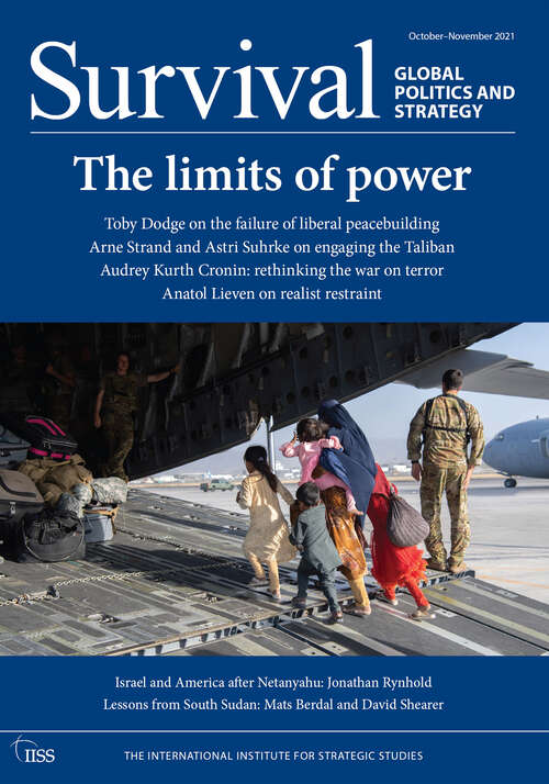 Book cover of Survival October-November 2021: The Limits of Power