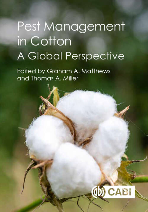 Book cover of Pest Management in Cotton: A Global Perspective