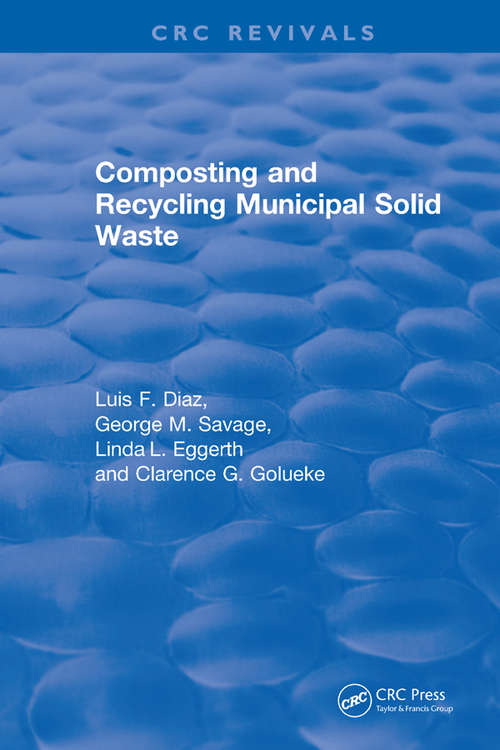 Book cover of Composting and Recycling Municipal Solid Waste (CRC Press Revivals)