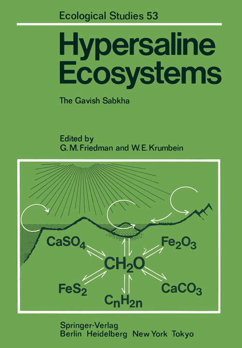 Book cover of Hypersaline Ecosystems: The Gavish Sabkha (1985) (Ecological Studies #53)