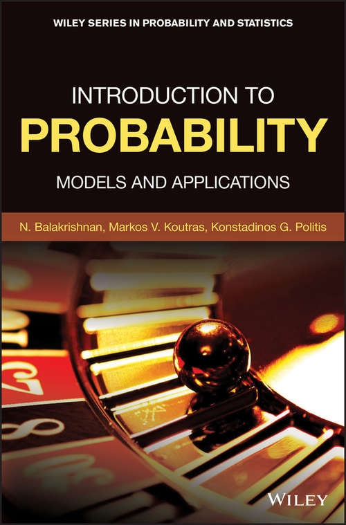 Book cover of Introduction to Probability: Models and Applications (Wiley Series in Probability and Statistics)