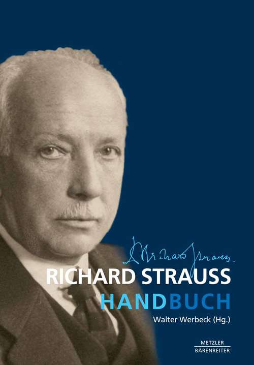 Book cover of Richard Strauss-Handbuch (1. Aufl. 2014)