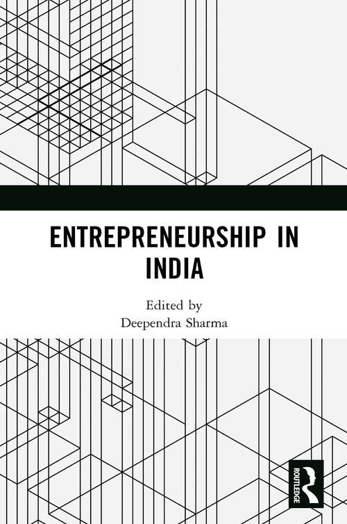 Book cover of Entrepreneurship in India