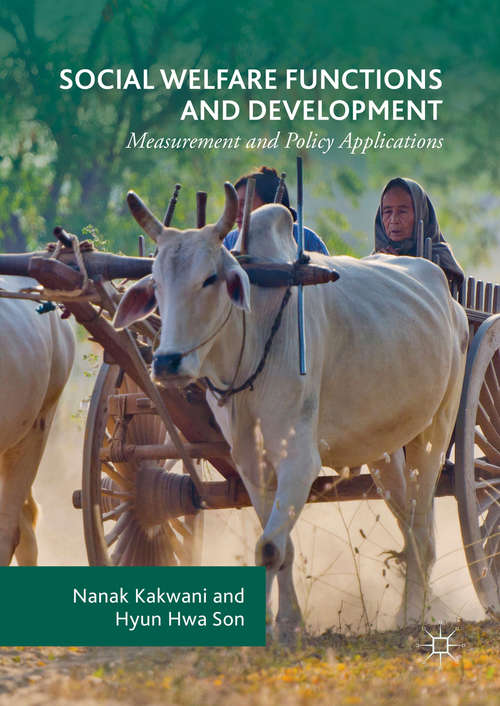 Book cover of Social Welfare Functions and Development: Measurement and Policy Applications (1st ed. 2016)