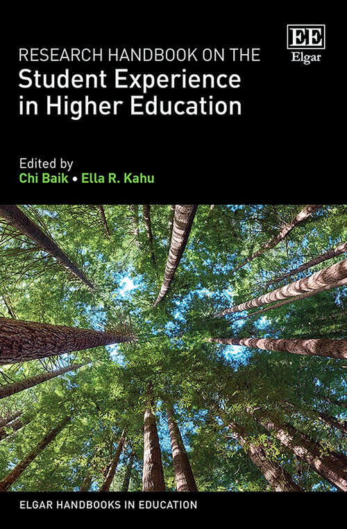 Book cover of Research Handbook on the Student Experience in Higher Education (Elgar Handbooks in Education)
