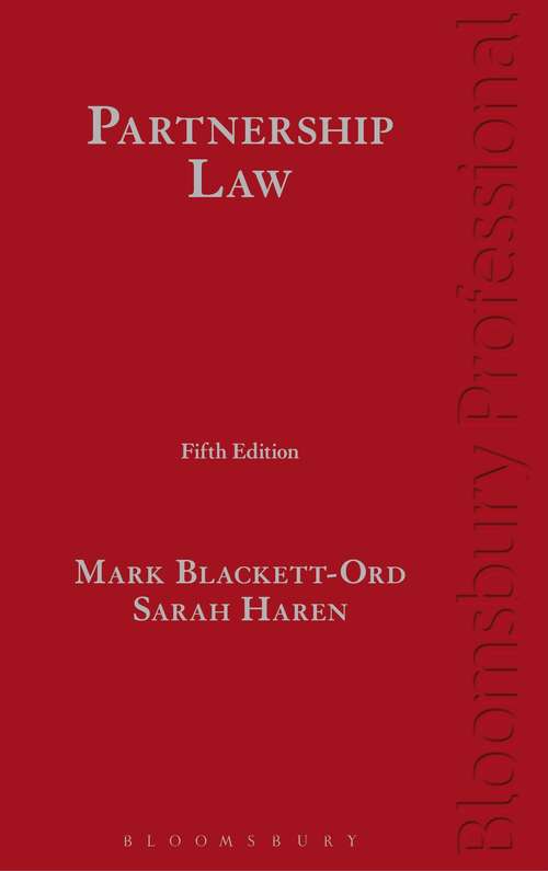 Book cover of Partnership Law