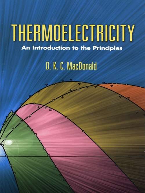 Book cover of Thermoelectricity: An Introduction to the Principles