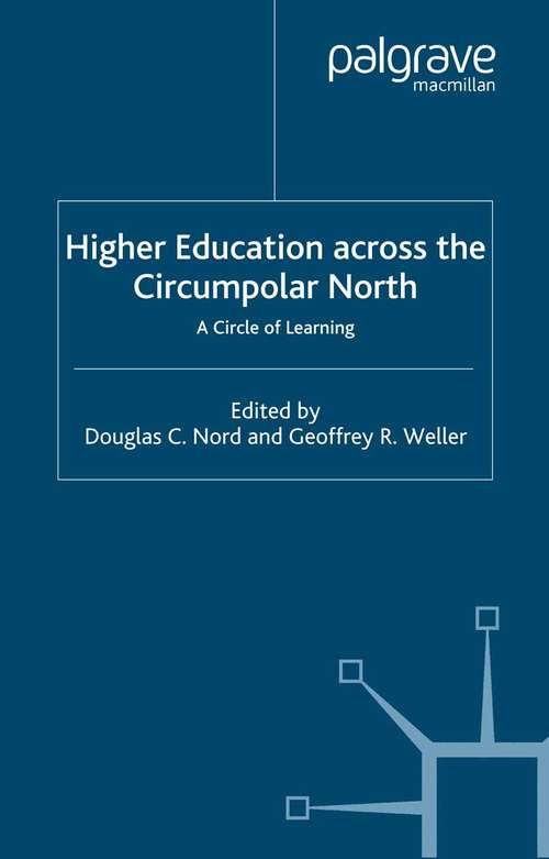 Book cover of Higher Education Across the Circumpolar North: A Circle of Learning (2002)