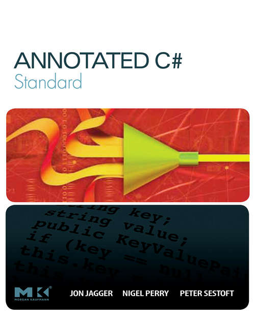 Book cover of Annotated C# Standard