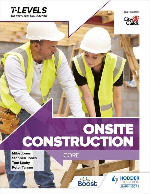 Book cover of Onsite Construction T Level: Core