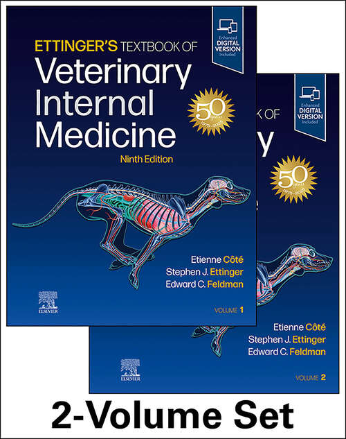 Book cover of Textbook of Veterinary Internal Medicine - Inkling E-Book: Ettinger’s Textbook of Veterinary Internal Medicine - eBook