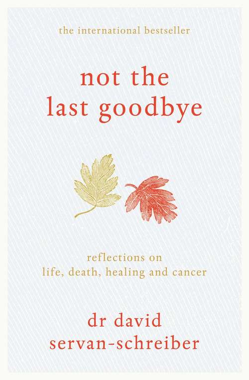 Book cover of Not the Last Goodbye: Reflections on life, death, healing and cancer