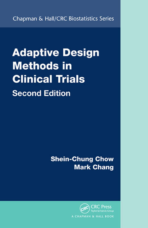 Book cover of Adaptive Design Methods in Clinical Trials (2)