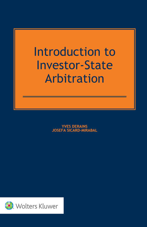Book cover of Introduction to Investor-State Arbitration