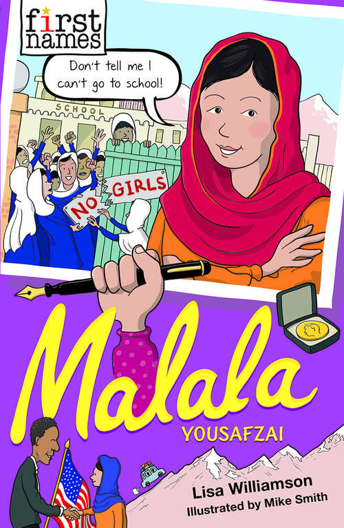 Book cover of MALALA Yousafzai (First Names)