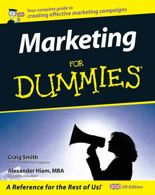 Book cover of Marketing for Dummies (3)