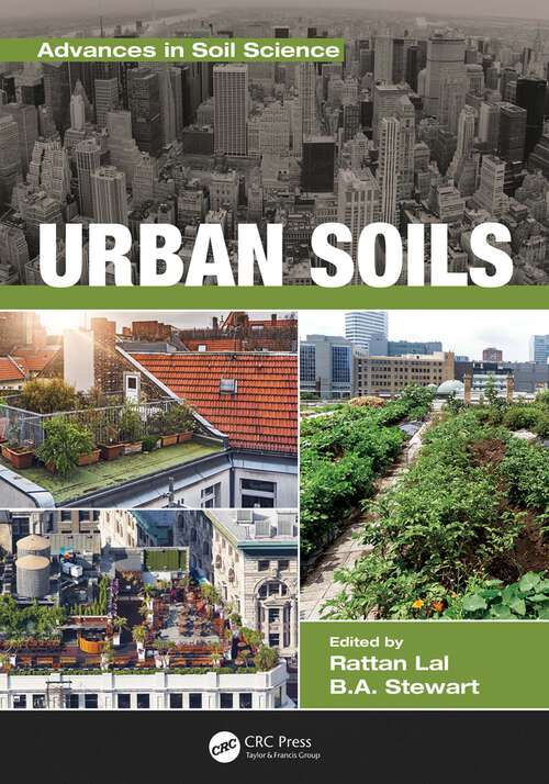Book cover of Urban Soils (Advances in Soil Science)