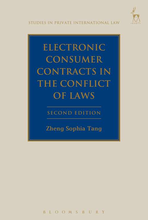 Book cover of Electronic Consumer Contracts in the Conflict of Laws