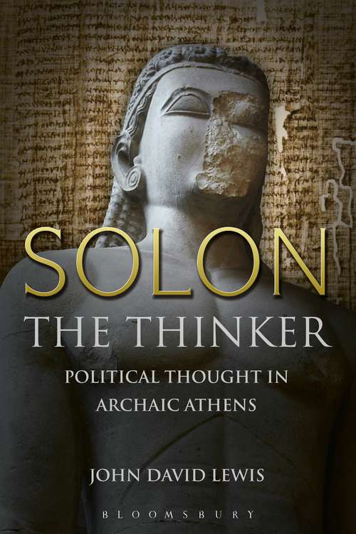 Book cover of Solon the Thinker: Political Thought in Archaic Athens