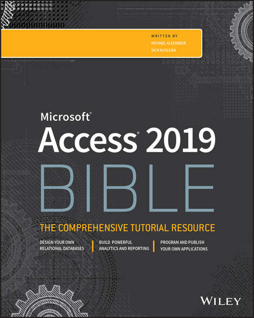 Book cover of Access 2019 Bible (Bible)