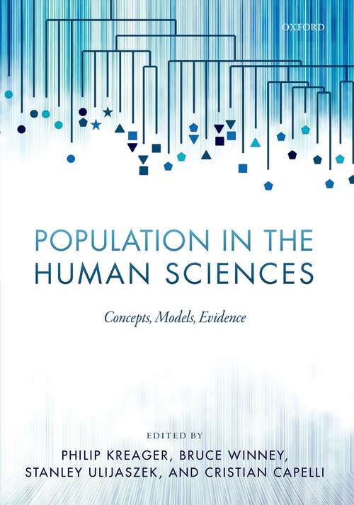 Book cover of Population in the Human Sciences: Concepts, Models, Evidence