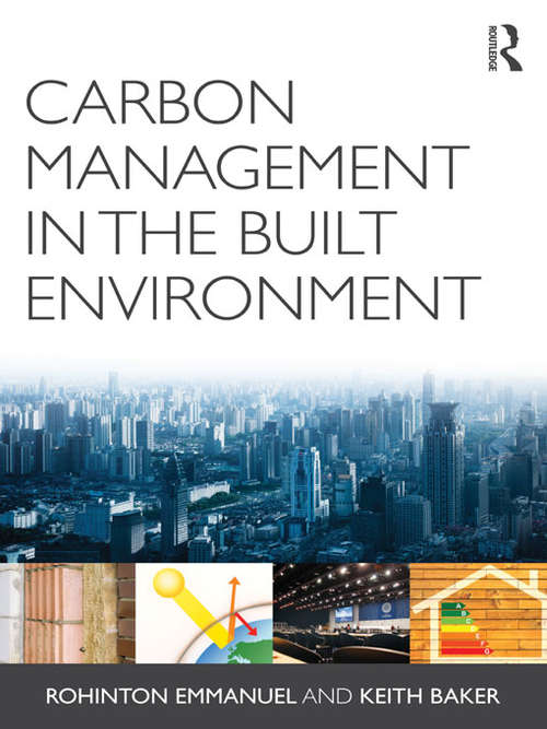 Book cover of Carbon Management in the Built Environment