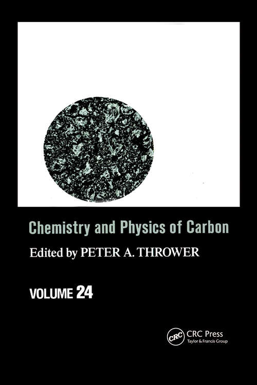 Book cover of Chemistry & Physics of Carbon: Volume 24