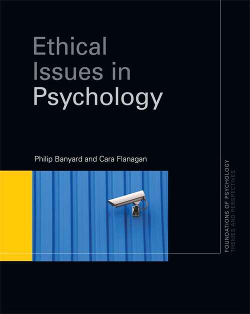 Book cover of Ethical Issues in Psychology