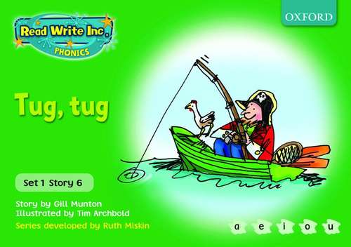 Book cover of Read Write Inc. Phonics, Green, Set 1, Story 6: Tug, Tug (PDF)