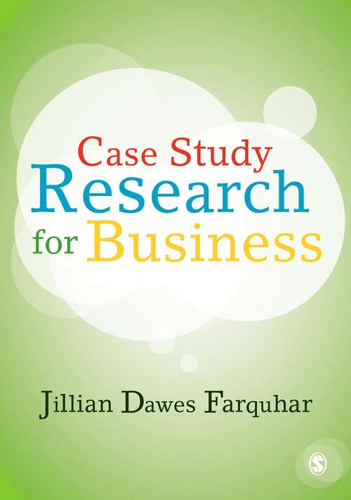Book cover of Case Study Research for Business